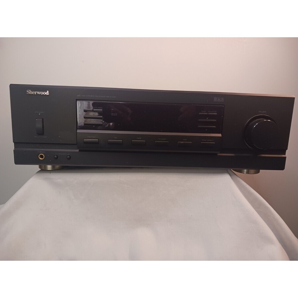 Sherwood RX-4105 AM/FM Stereo Receiver Digital 2-Channel 100 Watts Tested WORKS